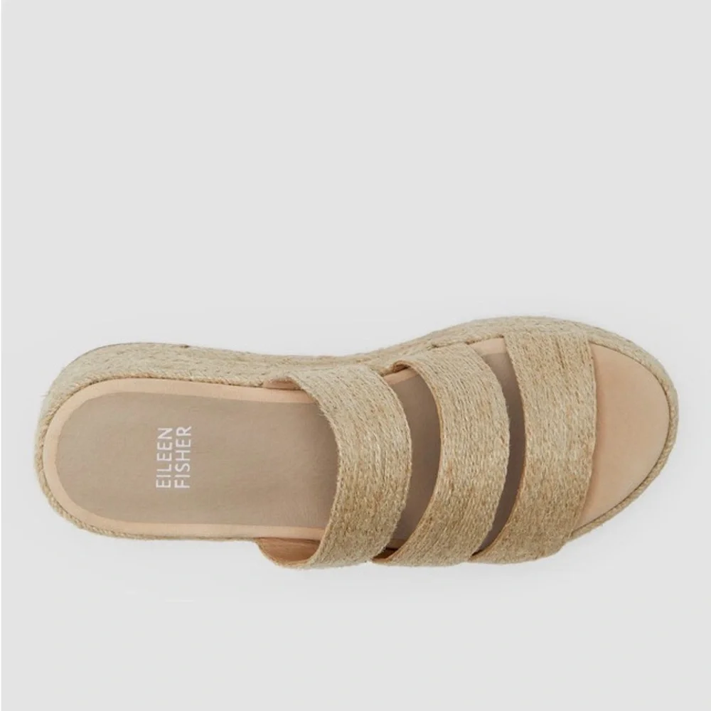 Eileen Fisher Mayla Jute Espadrille Sandal size 9